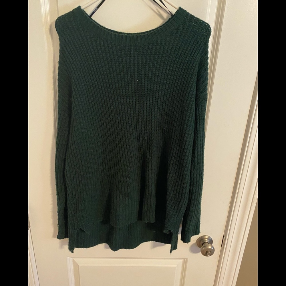 Green sweater